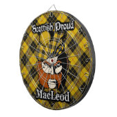 Scottish Clan MacLeod Tartan Dartboard Dartscheibe (Vorderseite rechts)