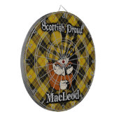 Scottish Clan MacLeod Tartan Dartboard Dartscheibe (Vorderseite Links)