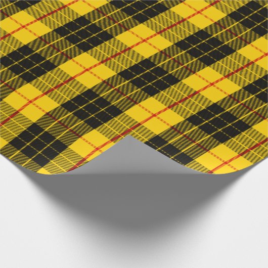 Scottish Clan MacLeod Tartan Kariert Geschenkpapier (Ecke)
