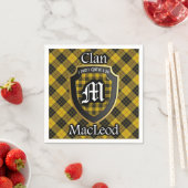 Scottish Clan MacLeod Tartan Napkin Serviette (Beispiel)
