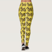 Scottish Clan MacLeod Tartan Scottie Dogs Leggings (Rückseite)