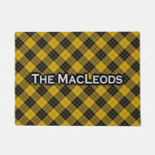 Scottish Clan MacLeod Tartan Welcome Mat Fußmatte (Vorderseite)