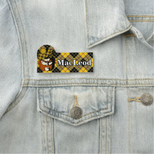 Scottish Clan MacLeod von Lewis Tartan Kariert Namensschild