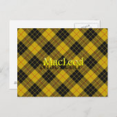 Scottish Clan MacLeod von Lewis Tartan Postkarte (Vorne/Hinten)