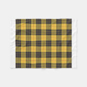 Scottish Clan MacLeod von Lewis Yellow Black Tarta Fleecedecke (Vorderseite (Horizontal))