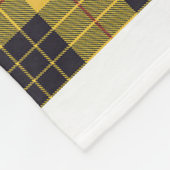 Scottish Clan MacLeod von Lewis Yellow Black Tarta Fleecedecke (Ecke)