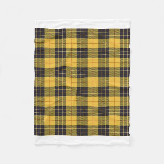 Scottish Clan MacLeod von Lewis Yellow Black Tarta Fleecedecke (Vorderseite)