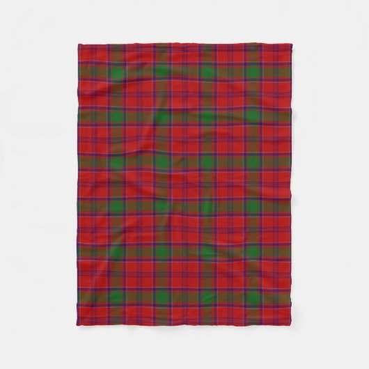 Scottish Clan MacLintock Tartan Kariert Fleecedecke (Vorderseite)