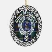 Scottish Clan Maclnnes Tartan und Wappen Keramik Ornament (Rechts)