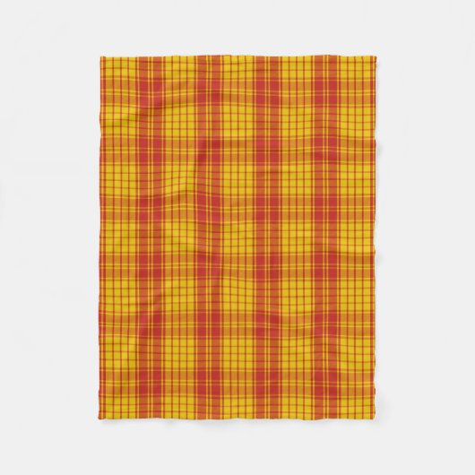 Scottish Clan MacMillan Tartan Kariert Fleecedecke (Vorderseite)
