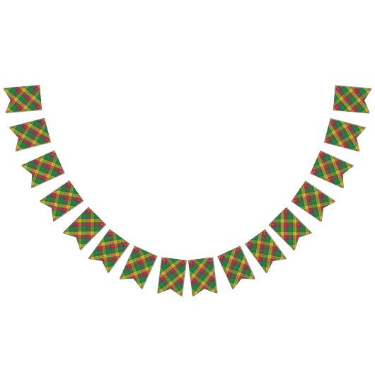 Scottish Clan MacMillan Tartan Wimpelkette (Alle)