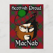 Scottish Clan MacNab Tartan Postcard Postkarte (Vorderseite)