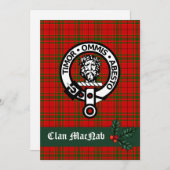 Scottish Clan MacNab Weihnachtskarte (Vorne/Hinten)