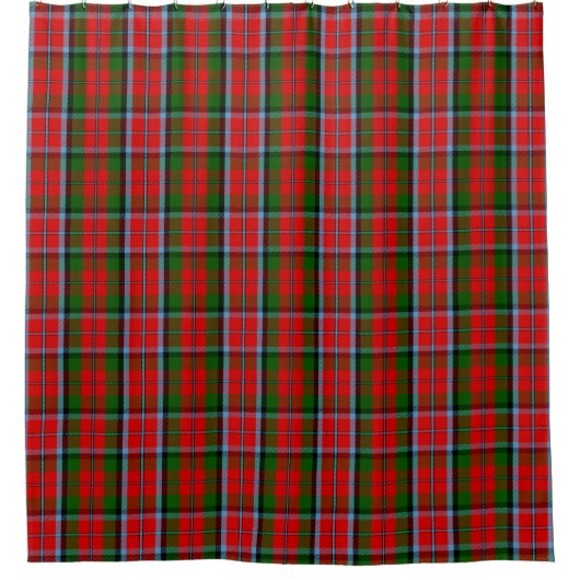 Scottish Clan MacNaughton Tartan Kariert Duschvorhang (Vorderseite)