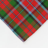 Scottish Clan MacNaughton Tartan Kariert Fleecedecke (Ecke)