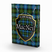 Scottish Clan MacNeil Tartan Fotoblock (Rechts)