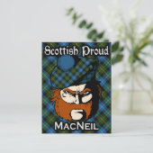 Scottish Clan MacNeil Tartan Postcard Postkarte (Stehend Vorderseite)
