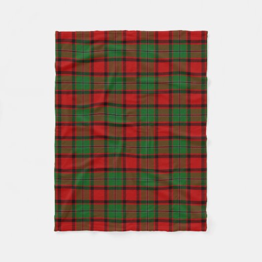 Scottish Clan MacPhail Tartan Kariert Fleecedecke (Vorderseite)