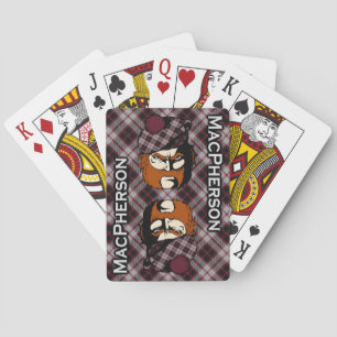 Scottish Clan MacPherson Tartan Deck Spielkarten