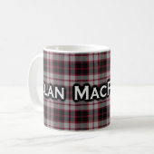 Scottish Clan MacPherson Tartan Kaffeetasse (Vorderseite Links)