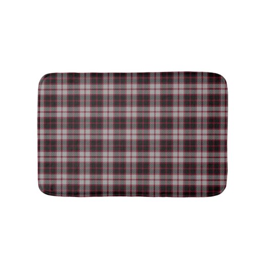 Scottish Clan MacPherson Tartan Kariert Badematte (Vorderseite)