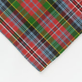 Scottish Clan MacPherson Tartan Kariert Fleecedecke (Ecke)