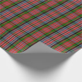 Scottish Clan MacPherson Tartan Kariert Geschenkpapier (Ecke)