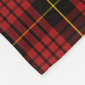 Scottish Clan MacQueen Tartan Kariert Fleecedecke (Ecke)