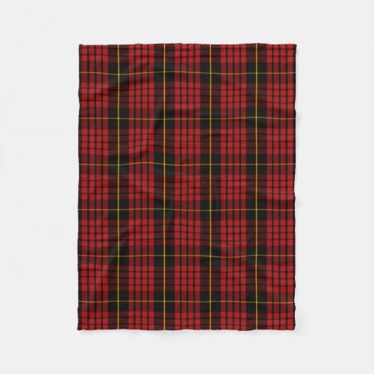 Scottish Clan MacQueen Tartan Kariert Fleecedecke (Vorderseite)