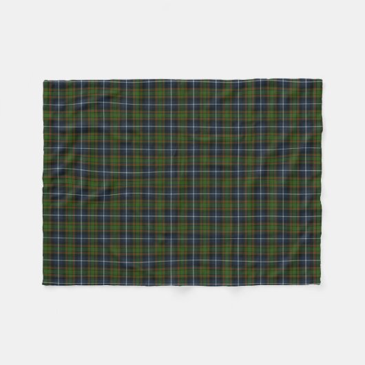 Scottish Clan MacRae Jagd Classic Tartan Fleecedecke (Vorderseite (Horizontal))