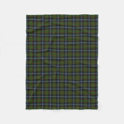 Scottish Clan MacRae Jagd Classic Tartan Fleecedecke (Vorderseite)