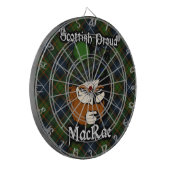 Scottish Clan MacRae Tartan Dartboard Dartscheibe (Vorderseite Links)