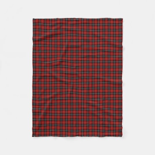 Scottish Clan Marjoribanks Classic Tartan Fleecedecke (Vorderseite)