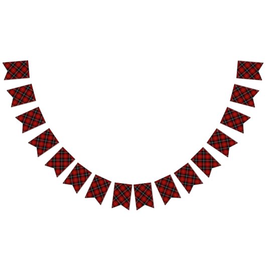 Scottish Clan Marjoribanks Tartan Wimpelkette (Alle)