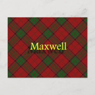 Scottish Clan Maxwell Postkarte