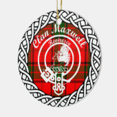 Scottish Clan Maxwell Tartan und Wappen Keramik Ornament (Links)