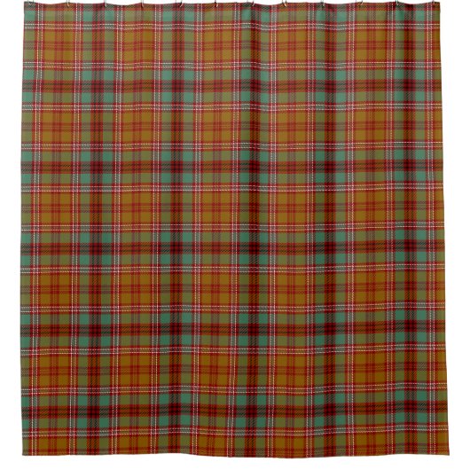 Scottish Clan McCall Tartan Kariert Duschvorhang (Vorderseite)