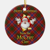 Scottish Clan McCray Christmas Ornament (Vorne)