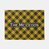 Scottish Clan McLeod MacLeod Tartan Welcome Mat Fußmatte (Vorderseite)