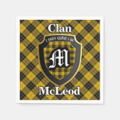Scottish Clan McLeod Tartan Napkin Serviette (Vorderseite)