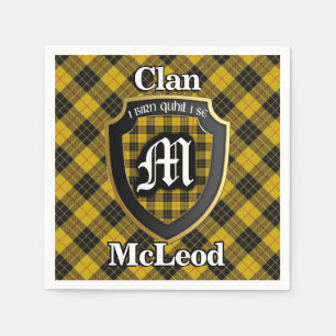 Scottish Clan McLeod Tartan Napkin Serviette
