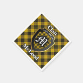 Scottish Clan McLeod Tartan Napkin Serviette (Ecke)