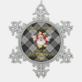 Scottish Clan McPherson Christmas Ornament