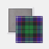 Scottish Clan Mitchell Tartan Kariert Magnet (Vorderseite/Rückseite)