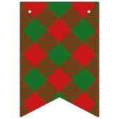 Scottish Clan Moncreiffe Tartan Wimpelkette (Zweite Fahne)