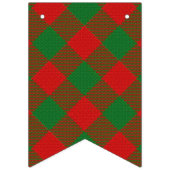 Scottish Clan Moncreiffe Tartan Wimpelkette (Dritte Fahne)