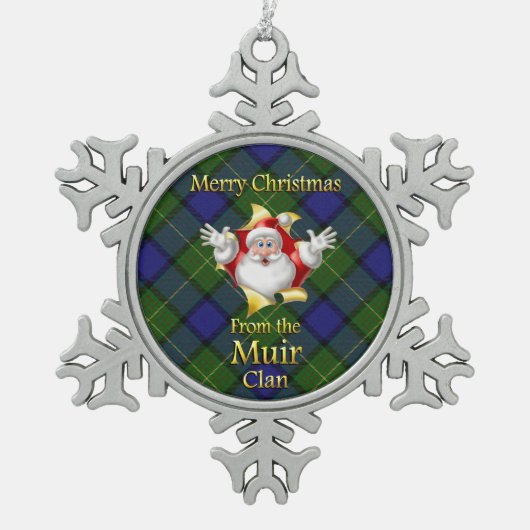 Scottish Clan Muir Christmas Ornament (Vorderseite)