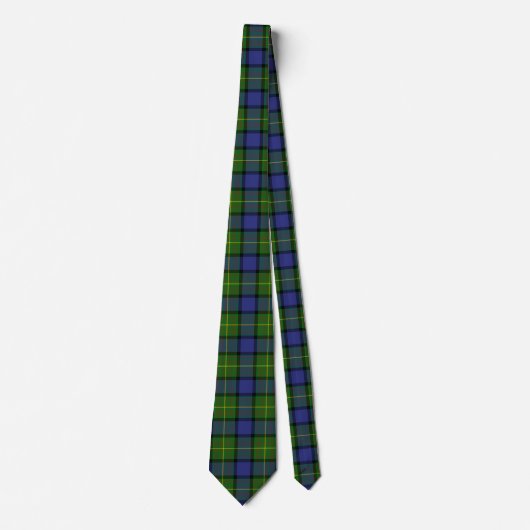 Scottish Clan Muir Tartan Kariert Krawatte (Vorderseite)