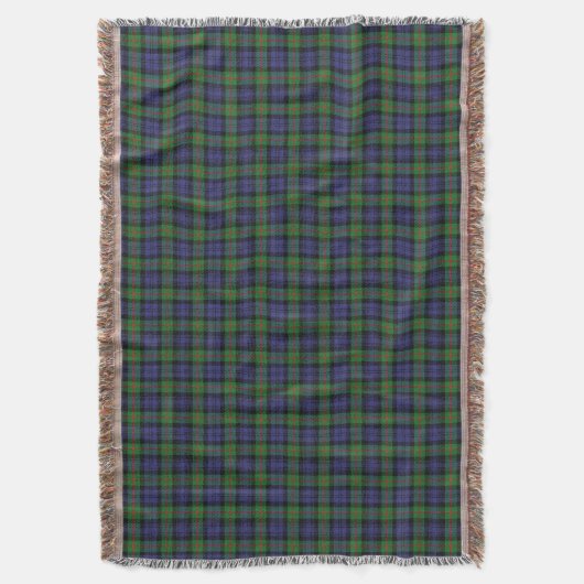 Scottish Clan Murray Tartan Decke (Vorderseite Vertikal)