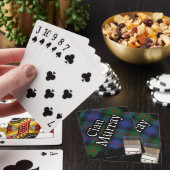 Scottish Clan Murray Tartan Paint Brush Spielkarten (In Situ)